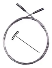 NEW! Chiaogoo SWIV360 Silver Interchangeable Needle Swivel Cables / Cords