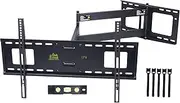 FORGING MOUNT Long Arm TV Mount Full Motion TV Bracket with 42 inch Long Extension Articulating TV Wall Mount for 37 to 80 Inch Flat/Curve TVs, VESA 600x400mm Compatible, Holds up to 100 lbs
