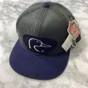 Ducks Unlimited Youth Blue Gray Hat Cap Adjustable New With Tags