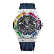 Automatic Watches for Men, Skeleton Watches for Men Analog Tourbillon Watch W...