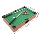 Mini Pool Table Set 2 Cues 16 Balls Space Saving Portable Miniature Pool Ta CM
