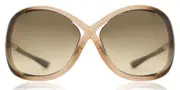 Tom Ford FT0009 WHITNEY 74F Men's Sunglasses Brown Size 64