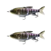2x 13 Fishing 185mm Glidesdale Jointed Glidebait Fishing Lures - Rusty Bream