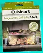NEW Cuisinart MAGNETIC LED GRILL LIGHTS *2-PACK* 360 adjustable gooseneck SEALED