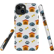 For iPhone 14 Plus Case Tough Protective Cover, Dog Houses