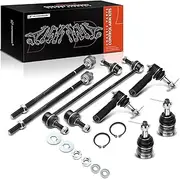 [A-premium] 8Pcs Front Suspension Kit Inner Outer Tie Rod End Sway Bar Link Ball Joint Compatible with Chrysler Pacifica 2004-2008