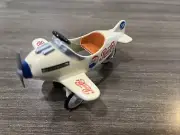 AIRPLANE PEPSI-COLA GOLDEN WHEEL DIECAST PLANE PEPSI REVOLVING PROPELLER NO BOX