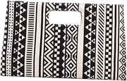 Holibanna Elegant Geometric Pattern Evening Bag Fashion Canvas Handbag Quilted Bag