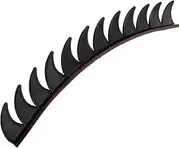 Mikinona Motorcycle Helmet Decoration Saw Blade Sticker Unique TPR Decal for Enhanced Visibility Durable Helmet Accessory for Men Stylish and Distinctive Design for Customizing Motorcycle