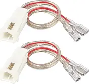 RED WOLF Aftermarket Front Dash Tweeters Speaker Wiring Harness for Dodge Ram Jeep Chrysler 2006-2020