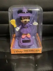 DISNEY SOLAR BOBBLE-HEAD: HALLOWEEN WITCH MINNIE MOUSE - NEW