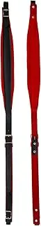 Ubxvamm Accordion Strap, Adjustable PU Leather Accordion Shoulder Strap Padded Accordion Harness Strap Belt for 16-120 Bass