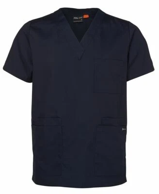 Unisex Scrub Top Navy Jbswear 4SRT Medical Scrub Top