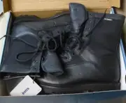 Shoes Mens BATES 3139 Durashocks 8" 7 m Boot Lace Toe Ins Thinsulate BLACK NEW