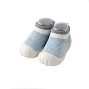 [BlissToneha] Baby Shoes First Walking & Walker Slip-on Soft Sole Non-Slip Sock Sneakers Infant Floor Slippers Toddler Shoes Lightweight Breathable for Boys Girls Early Walkers
