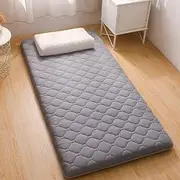 Folding Mattress Double Futon Floor Mat, Soft Sleeping Mat Camping, Sleeping Mattress for Floor Roll Up Bed Mat Foldable Minimalist(D,180x200cm)