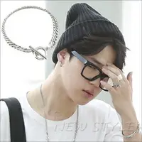 在飛比找樂天市場購物網優惠-BTS 防彈少年團 Jimin 朴智旻 同款鱗光OT扣手環 