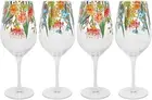 Royal Botanic Gardens Eucalyptus Bloom Wine Glass 500ML Set of 4 Gift Boxed