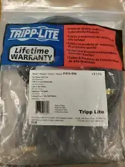 Tripp Lite Null Modem Serial RS232 Cable DB9 Male X Female 6-ft. P454-006 #P27