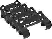 TOKIDNY 4pcs Bicycle Pump Holder Fit Inflator Frame Bracket Mount Easy Installation Compact Design for Mountain Road Bikes Durable Plastic Lightweight Reliable Retention System for Outdoor