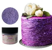 Edible Glitter dust VIOLET ( 6 grams ) Magic dust , Kosher, Gluten free