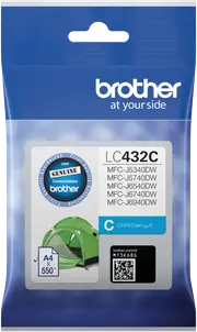 Brother LC432C Cyan Ink Cartridge