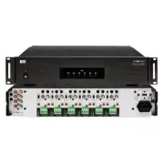 6 Zone Amplifier 12Ch x80W, Class D Front Panel On/Off Buttons, Whole Home Audio