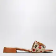 [Valentino Garavani] Vlogo Signature slide sandal 39 IT Beige