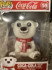 Funko Pop Ad Icons Coca-Cola Polar Bear 59 Gamestop Exclusive LARGE Near Mint!!