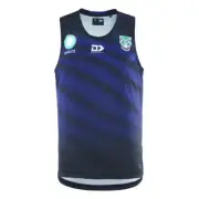 NRL 2025 Training Singlet - New Zealand Warriors - Black - Adult - Mens