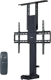 VIVO Motorized TV Stand for 32 to 65 inch Screens, Vertical Lift Television Stand with Remote Control, Compact TV Mount Bracket, MOUNT-E-UP65A