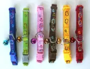 USA SELLER Cat Kitten Dog Puppy Nylon Collar Bell Сlasp Small Pet Neck 7" - 11"