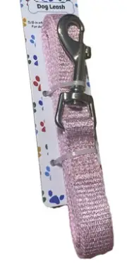 Small Dog, Puppy, Cat Leash, Pink, 5/8 Inch X 48 Inch Blingy New In Package!