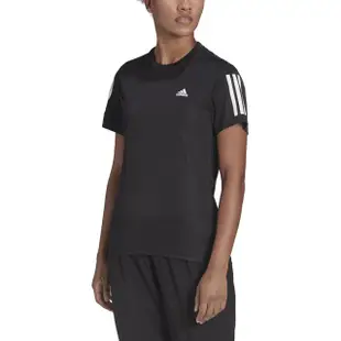 【adidas 愛迪達】圓領T恤 短袖 OWN THE RUN TEE 女 - H59274