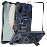 Compatible with OnePlus Nord N100 Case with Screen Screen Protector & Blue