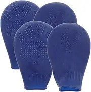 YARNOW 4pcs Pet Waterproof Shoes Dog Boots Cover Non Dog Galoshes Pet Shoes Dog Shoes Paw for Dogs Boots Paw for Dogs Shoes for Spring Cat Dog Rain Shoes Dog Booties Grooming Paws Blue