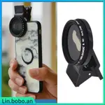 2IN1 37MM CLIP-ON ND 2-400 PHONE CAMERA LENS FILTER + CLIP K