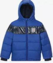 NWT Nike Air Jordan Puffer Jacket Size Large Boys Jumpman Royal Blue 957954-U1A