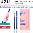 Eyeliner Uzu by FlowFushi japan Eye Opening Liner Liquid Eyeliner Brush Navy 眼线笔