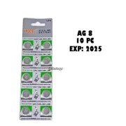 10 Pk AG8 LR1120 391 391A SR1120 LR55 SR55 L112 Alkaline Button Cell Battery