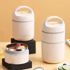 Portion Control Lunch Box with Insulated Soup Cup Stay Satisfied and Nourished