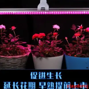 太陽能植物生長燈管大功率led燈管多肉園藝綠植全光譜補光燈防水