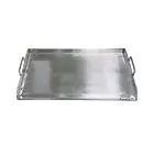 35" Stainless Steel Flat Top Griddle Plancha Double Burner W/ Reinforce Plate
