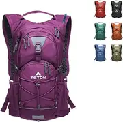 Teton Oasis Hydration Backpack – Lightweight Water Pack with Bladder for Hiking, Running, Cycling, Biking – 18L/22L Sizes – Sewn-in Rain Cover – Fits Men and Women