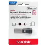 SanDisk iXpand Flash Drive 64GB USB 3.0 Memory Stick iPhone iPad PC SDIX30C