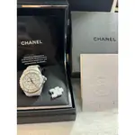 CHANEL  J12 白陶瓷 12鑽 38MM $128000