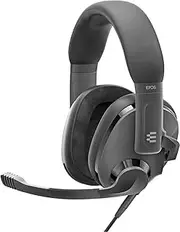 EPOS Audio Gaming H3 Onyx Black Multi-Platform, Closed Acoustic Gaming Headset, Studio Quality Microphone, Lightweight, Adjustable Fit, Playstation, Xbox, Nintendo Switch, PC, Mac, Mobile (1000888)