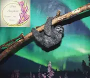 SLOTH Posable Made to order OOAK 1:12 Miniature Dollhouse handmade realisti IGMA