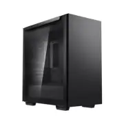 DeepCool MACUBE 110 Black Minimalistic Micro-ATX Case, Magnetic Tempered Glass