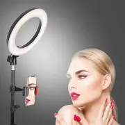 Selfie Ring Light with Adjustable Tripod Stand & Phone Holder 10.2" 3 Modes 10 B